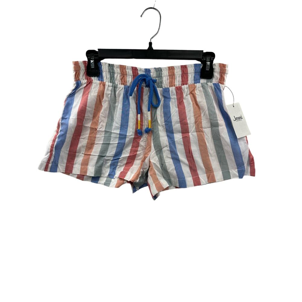 Jenni Bold Stripe Plus Size XS Light Weight Printed Pajama Shorts - Picture 2 of 5